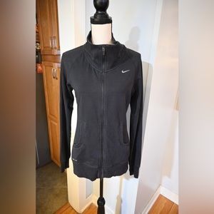 Nike Dri-Fit Long Black Zip Up M